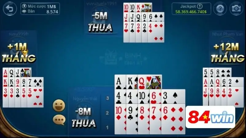 Các trường hợp tính chi trong Mậu Binh